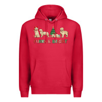 Cardinal furry and bright Premium Hoodie - MaliasSmallBusiness