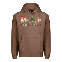 Chestnut furry and bright Premium Hoodie - MaliasSmallBusiness