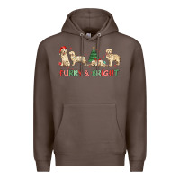 Coffee furry and bright Premium Hoodie - MaliasSmallBusiness