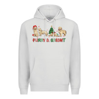 Dove Grey furry and bright Premium Hoodie - MaliasSmallBusiness