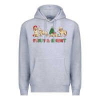 Heather Grey furry and bright Premium Hoodie - MaliasSmallBusiness
