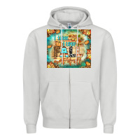 Dove Grey i think i love fall most of all tumbler Zipper Hoodie - BundleAndBundleShop