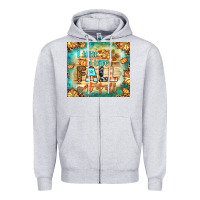 Heather Grey i think i love fall most of all tumbler Zipper Hoodie - BundleAndBundleShop