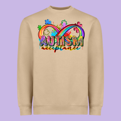 Autism Acceptance Heavyweight Sweatshirt Designed By Zillion Design Studio