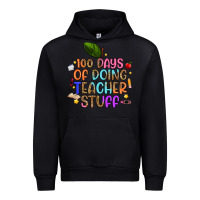 Black 100 days of doing teacher stuff Urban Hoodie - Artiststas