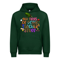 Forest Green 100 days of doing teacher stuff Urban Hoodie - Artiststas