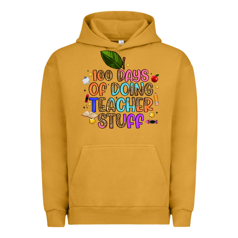 100 Days Of Doing Teacher Stuff Urban Hoodie by Artiststas | Teevron