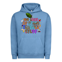 Pigment Pebble Blue 100 days of doing teacher stuff Urban Hoodie - Artiststas