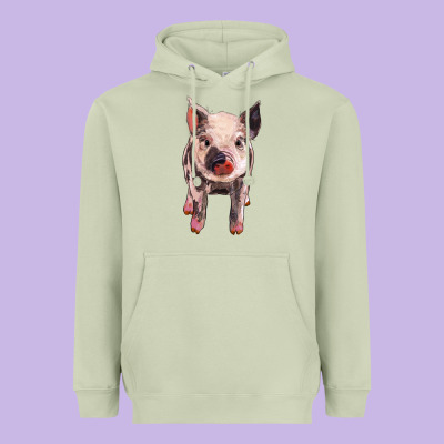 Pig Heavyweight Hoodie Designed By Barkaloodesign