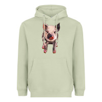 Matcha pig Heavyweight Hoodie - BarkalooDesign
