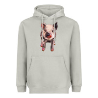 Moon Dust pig Heavyweight Hoodie - BarkalooDesign