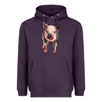 Plum pig Heavyweight Hoodie - BarkalooDesign