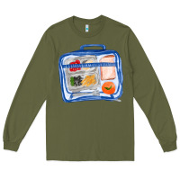 Army Green lunchbox fa element Long Sleeve Tee - FaDigitalArtStudio