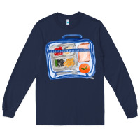 Navy lunchbox fa element Long Sleeve Tee - FaDigitalArtStudio