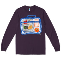 Plum lunchbox fa element Long Sleeve Tee - FaDigitalArtStudio