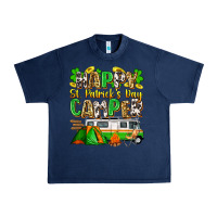 Navy happy st. patrick's day camper Urban Heavy Tee - Zillion Design Studio