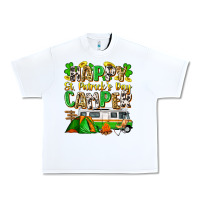 White happy st. patrick's day camper Urban Heavy Tee - Zillion Design Studio