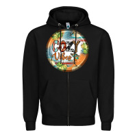 Black cozy vibes earrings Zipper Hoodie - BundleAndBundleShop