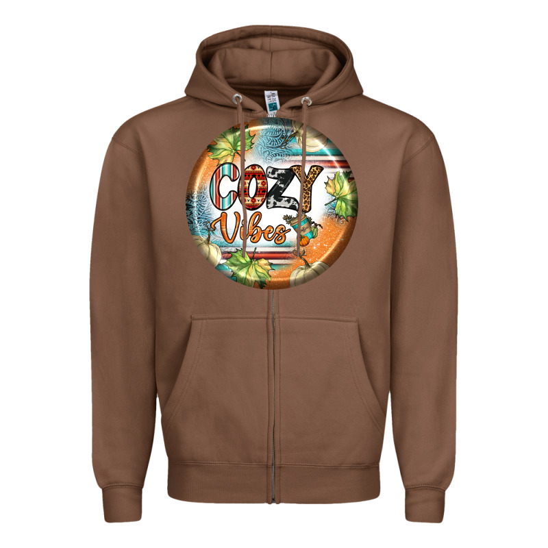 Cozy Vibes Earrings Zipper Hoodie by BundleAndBundleShop | Teevron