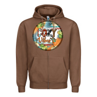 Chestnut cozy vibes earrings Zipper Hoodie - BundleAndBundleShop