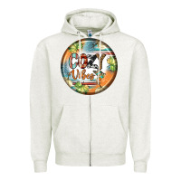 Oatmeal Heather cozy vibes earrings Zipper Hoodie - BundleAndBundleShop