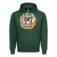 Sports Green cozy vibes earrings Zipper Hoodie - BundleAndBundleShop