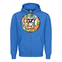 True Royal cozy vibes earrings Zipper Hoodie - BundleAndBundleShop