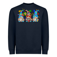 Navy autism gnomes Heavyweight Sweatshirt - Zillion Design Studio