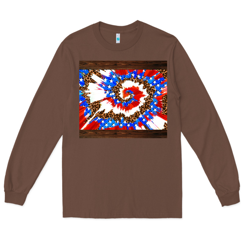 Usa Tie Dye Long Sleeve Tee by AdoDesignShop | Teevron