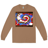 Toasted Coconut usa tie dye Long Sleeve Tee - AdoDesignShop