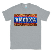 Heather Grey america license plate Classic Tee - HRA Design Shop