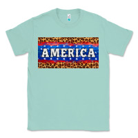 Seafoam america license plate Classic Tee - HRA Design Shop