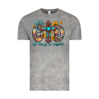 Cloud Rock with god all things are possible cross Vintage Tee - Zillion Design Studio