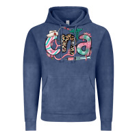 Vintage Denim floral cna certified nursing assistant Vintage Hoodie - RanaPortraitStore