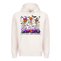 Pale Pink let s get halloweird Premium Hoodie - NancyCooperArtShop