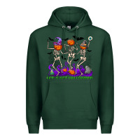 Sports Green let s get halloweird Premium Hoodie - NancyCooperArtShop