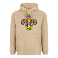 Mushroom mardi gras crawfish fleur de lis Heavyweight Hoodie - Jasminsmagicworld
