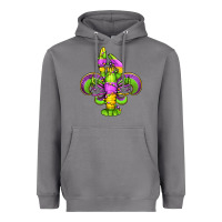 Storm mardi gras crawfish fleur de lis Heavyweight Hoodie - Jasminsmagicworld