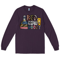 Plum Tequila Long Sleeve Tee - CowhideDigitalArt