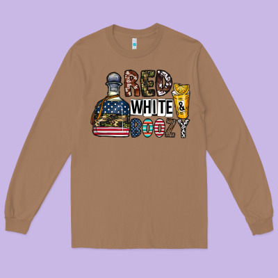 Tequila Long Sleeve Tee Designed By Cowhidedigitalart