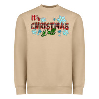 It's Christmas Y'all Season Winter Heavyweight Sweatshirt | Teevron