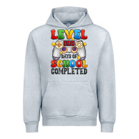 Heather Grey level 100 days of school completed Urban Hoodie - Artiststas