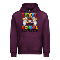 Mauve Wine level 100 days of school completed Urban Hoodie - Artiststas