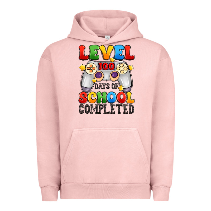 Level 100 Days Of School Completed Urban Hoodie by Artiststas | Teevron
