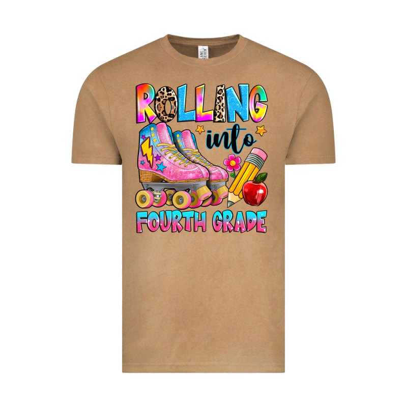 Rolling Into Fourth Grade Vintage Tee by texasbilliewilder | Teevron
