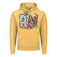 Vintage Mustard floral rn registered nurse Vintage Hoodie - RanaPortraitStore