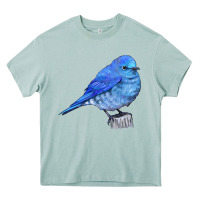 Arona Mountain Bluebird Heavy Core Tee - LillyAllenDesigns