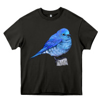 Asphalt Mountain Bluebird Heavy Core Tee - LillyAllenDesigns