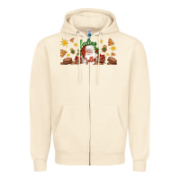 Sandshell Christmas feeling jolly santa Zipper Hoodie - Artiststas