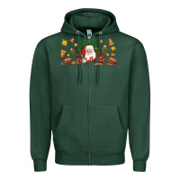 Sports Green Christmas feeling jolly santa Zipper Hoodie - Artiststas